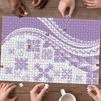 Purple Hawaiian Quilt Pattern Puzzle Mixed Polynesian Tribal Arty LT9 - Polynesian Pride