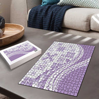 Purple Hawaiian Quilt Pattern Puzzle Mixed Polynesian Tribal Arty LT9 - Polynesian Pride