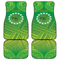 Cook Islands Constitution Day Car Mats Kuki Airani Since 1965