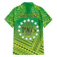Cook Islands Constitution Day Family Matching Off Shoulder Maxi Dress and Hawaiian Shirt Kuki Airani Since 1965 LT9 - Polynesian Pride