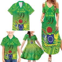 Cook Islands Constitution Day Family Matching Summer Maxi Dress and Hawaiian Shirt Kuki Airani Since 1965 LT9 - Polynesian Pride