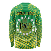 Cook Islands Constitution Day Long Sleeve Shirt Kuki Airani Since 1965