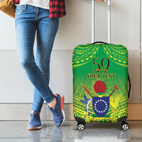 Cook Islands Constitution Day Luggage Cover Kuki Airani Since 1965