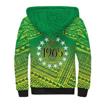 Cook Islands Constitution Day Sherpa Hoodie Kuki Airani Since 1965
