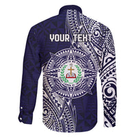 Personalised Tonga Sia'atoutai Theological College Family Matching Off Shoulder Short Dress and Hawaiian Shirt Since 1948 Special Kupesi Pattern LT9 - Polynesian Pride