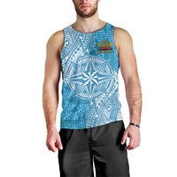 Personalised Tonga Lavengamalie College Men Tank Top Since 1980 Special Kupesi Pattern