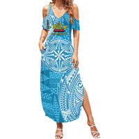 Personalised Tonga Lavengamalie College Summer Maxi Dress Since 1980 Special Kupesi Pattern