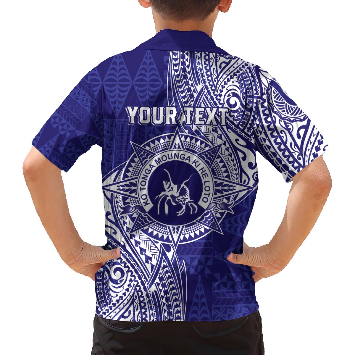 Personalised Tonga Queen Salote College Family Matching Off The Shoulder Long Sleeve Dress and Hawaiian Shirt Kolisi Fefine 1926 Special Kupesi Pattern LT9 - Polynesian Pride