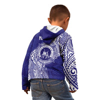 Personalised Tonga Queen Salote College Kid Hoodie Kolisi Fefine 1926 Special Kupesi Pattern
