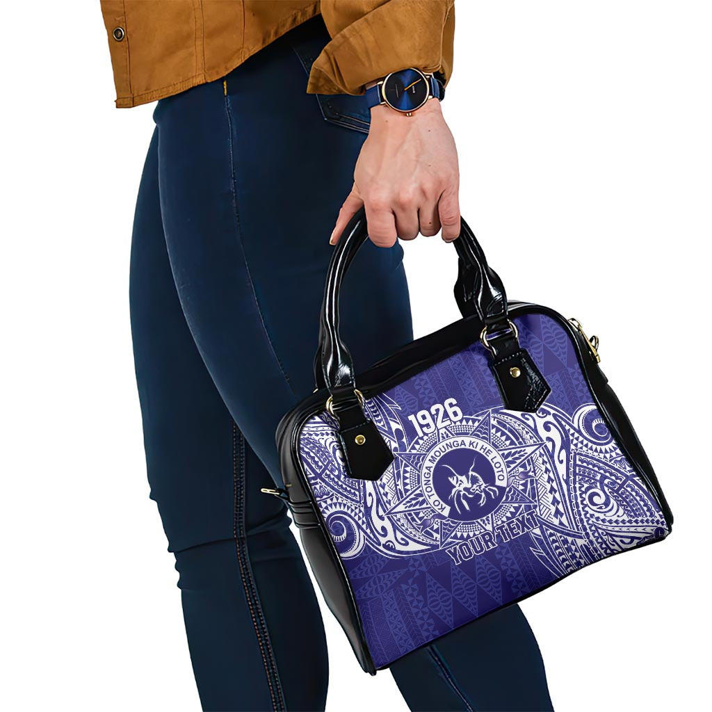 Personalised Tonga Queen Salote College Shoulder Handbag Kolisi Fefine 1926 Special Kupesi Pattern LT9 - Polynesian Pride