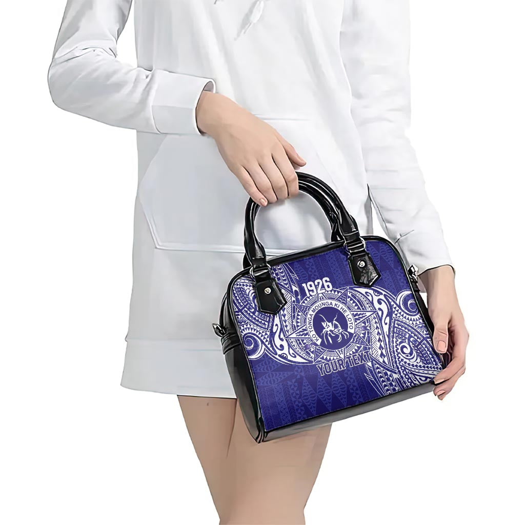 Personalised Tonga Queen Salote College Shoulder Handbag Kolisi Fefine 1926 Special Kupesi Pattern LT9 - Polynesian Pride