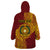 Personalised Tonga Vava'u High School Wearable Blanket Hoodie Since 1985 Special Kupesi Pattern