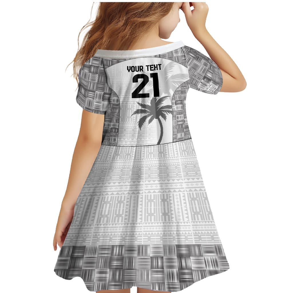 Custom Fiji Rugby Family Matching Mermaid Dress and Hawaiian Shirt History Champions World Cup 7s - White LT9 - Polynesian Pride