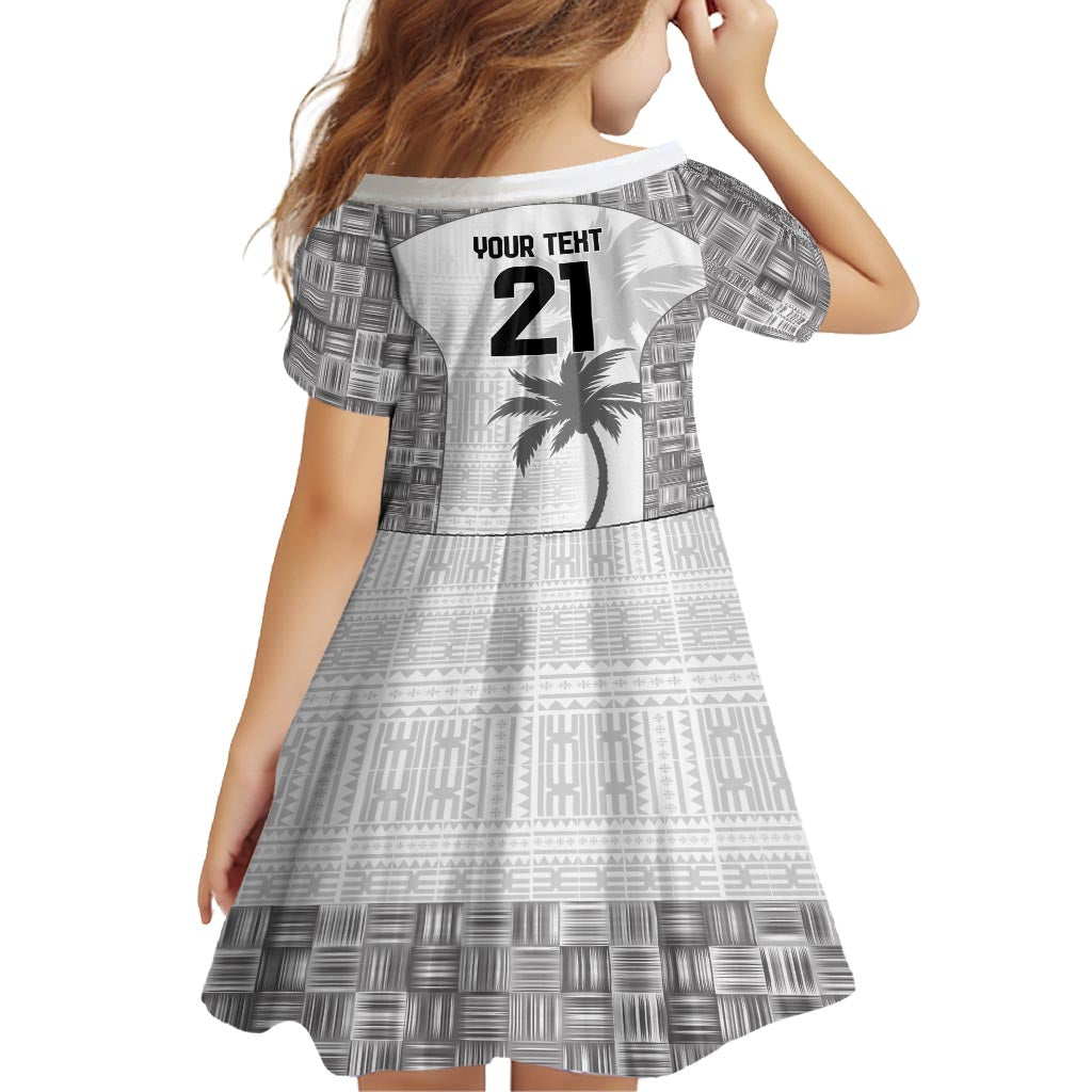 Custom Fiji Rugby Family Matching Off Shoulder Maxi Dress and Hawaiian Shirt History Champions World Cup 7s - White LT9 - Polynesian Pride