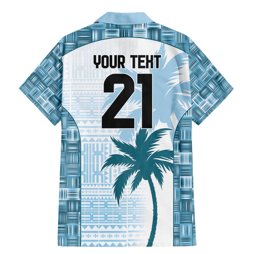 Custom Fiji Rugby Family Matching Mermaid Dress and Hawaiian Shirt History Champions World Cup 7s - Bllue LT9 - Polynesian Pride