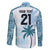 Custom Fiji Rugby Family Matching Off The Shoulder Long Sleeve Dress and Hawaiian Shirt History Champions World Cup 7s - Bllue