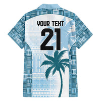 Custom Fiji Rugby Family Matching Puletasi and Hawaiian Shirt History Champions World Cup 7s - Bllue LT9 - Polynesian Pride