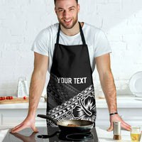 Custom Rugby Fiji Apron Black Traditional Masi Inspired