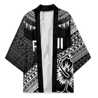 Custom Rugby Fiji Kimono Black Traditional Masi Inspired