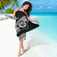 Custom Rugby Fiji Sarong Black Traditional Masi Inspired