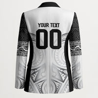 Custom Rugby New Zealand Black Fern Blazer Niho Taniwha Inspired
