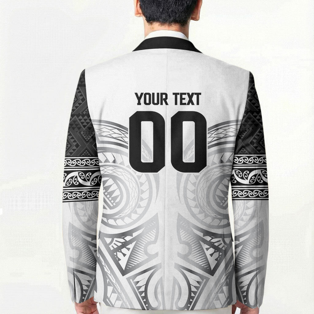 Custom Rugby New Zealand Black Fern Blazer Niho Taniwha Inspired