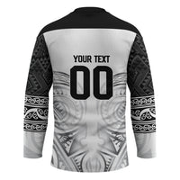Custom Rugby New Zealand Black Fern Hockey Jersey Niho Taniwha Inspired