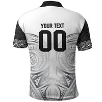 Custom Rugby New Zealand Black Fern Polo Shirt Niho Taniwha Inspired