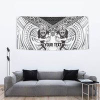 Custom Rugby New Zealand Black Fern Tapestry Niho Taniwha Inspired