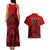 Custom Tonga Rugby Couples Matching Tank Maxi Dress And Hawaiian Shirt Proud Tongan Ngatu Kupesi World Cup 2023 No2 LT9 - Polynesian Pride
