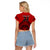 Custom Tonga Rugby Raglan Cropped T Shirt Proud Tongan Ngatu Kupesi World Cup 2023 No2 LT9 - Polynesian Pride