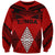 Custom Tonga Rugby Sweatshirt Proud Tongan Ngatu Kupesi World Cup 2023 No2 LT9 Unisex Black - Polynesian Pride