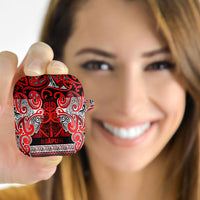 Aotearoa Iwi Ngapuhi AirPods Case Maori Wharenui House Tribal Pattern LT9 - Polynesian Pride