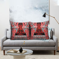 Aotearoa Iwi Ngapuhi Pillow Cover Maori Wharenui House Tribal Pattern LT9 - Polynesian Pride