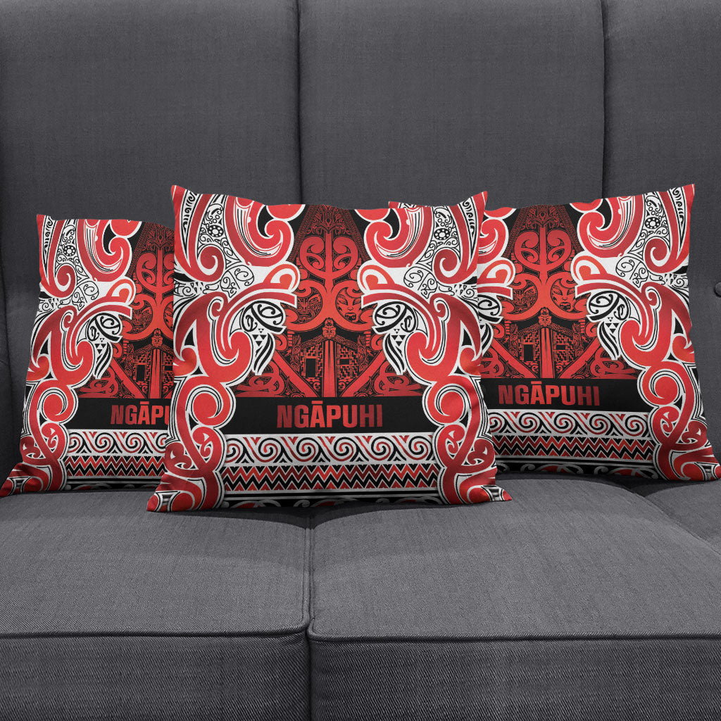Aotearoa Iwi Ngapuhi Pillow Cover Maori Wharenui House Tribal Pattern LT9 - Polynesian Pride