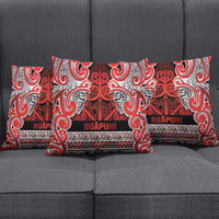 Aotearoa Iwi Ngapuhi Pillow Cover Maori Wharenui House Tribal Pattern LT9 - Polynesian Pride