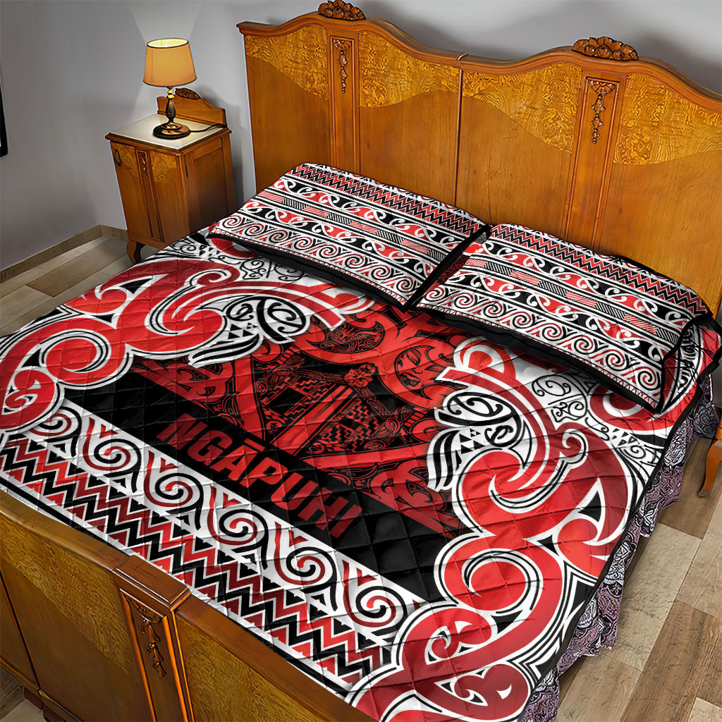 Aotearoa Iwi Ngapuhi Quilt Bed Set Maori Wharenui House Tribal Pattern LT9 - Polynesian Pride