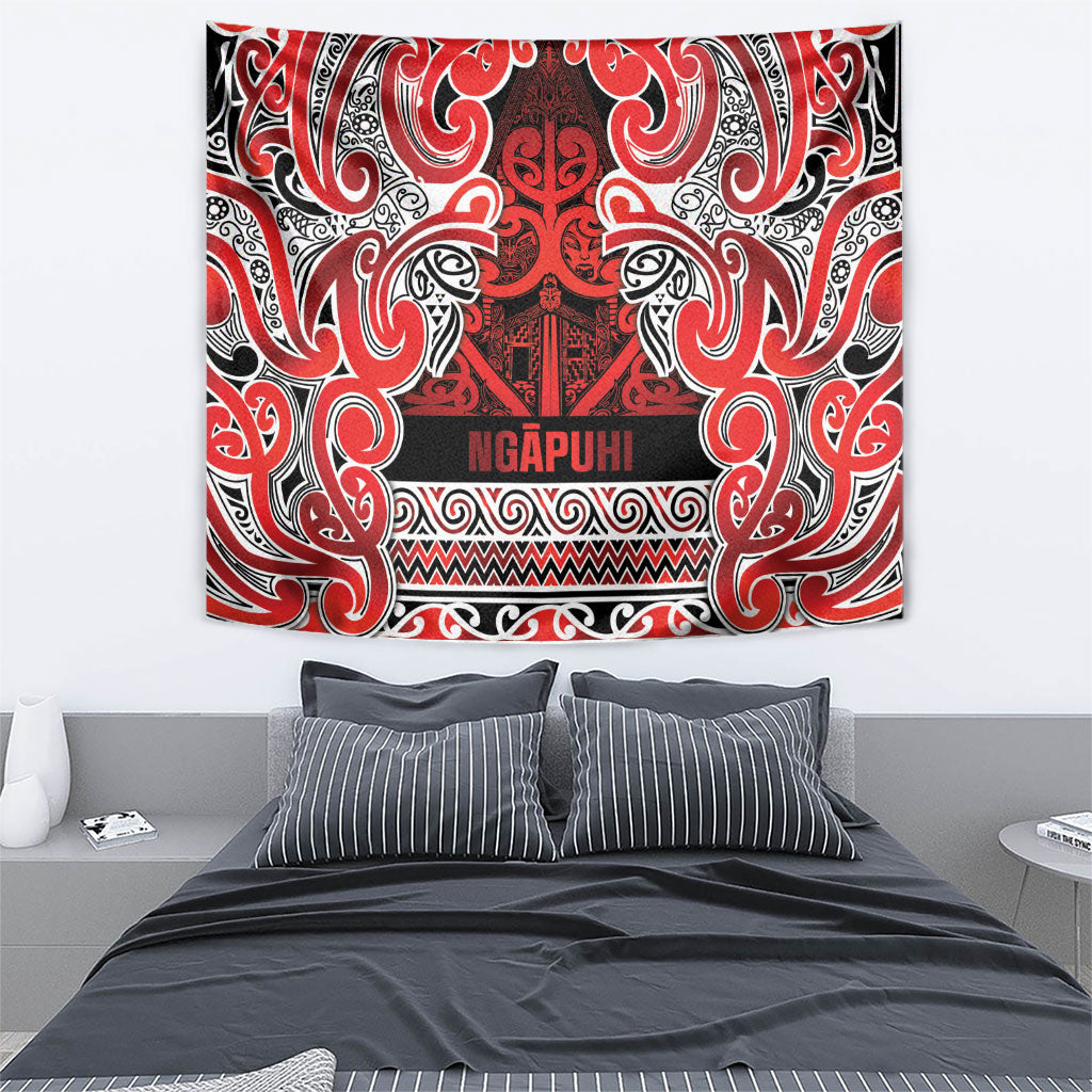 Aotearoa Iwi Ngapuhi Tapestry Maori Wharenui House Tribal Pattern LT9 - Polynesian Pride