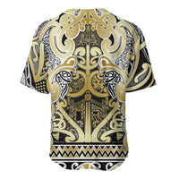 Aotearoa Iwi Ngati Whatua Baseball Jersey Maori Wharenui House Tribal Pattern LT9 - Polynesian Pride