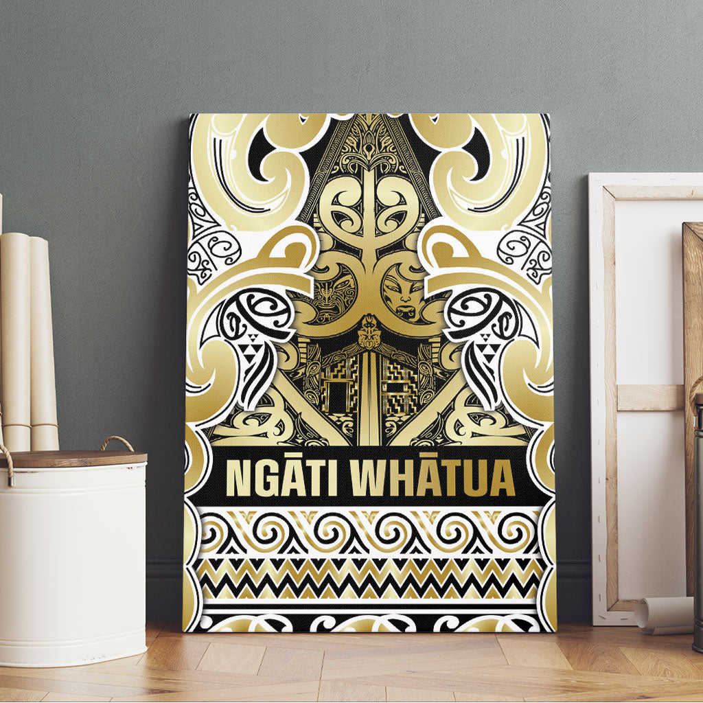 Aotearoa Iwi Ngati Whatua Canvas Wall Art Maori Wharenui House Tribal Pattern LT9 - Polynesian Pride