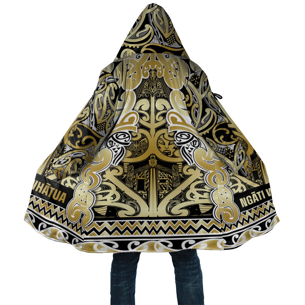 Aotearoa Iwi Ngati Whatua Cloak Maori Wharenui House Tribal Pattern LT9 Unisex Gold - Polynesian Pride