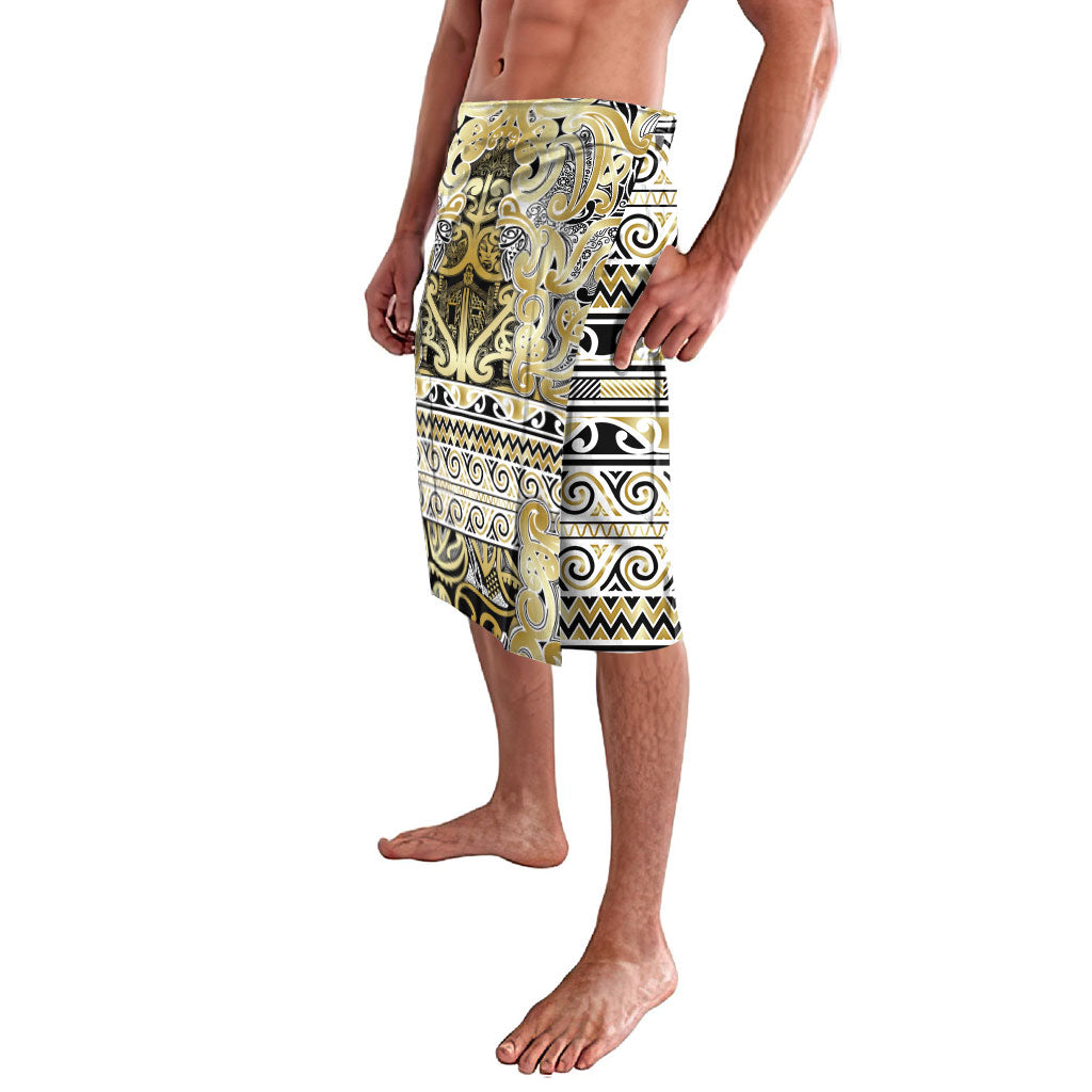 Aotearoa Iwi Ngati Whatua Lavalava Maori Wharenui House Tribal Pattern LT9 - Polynesian Pride