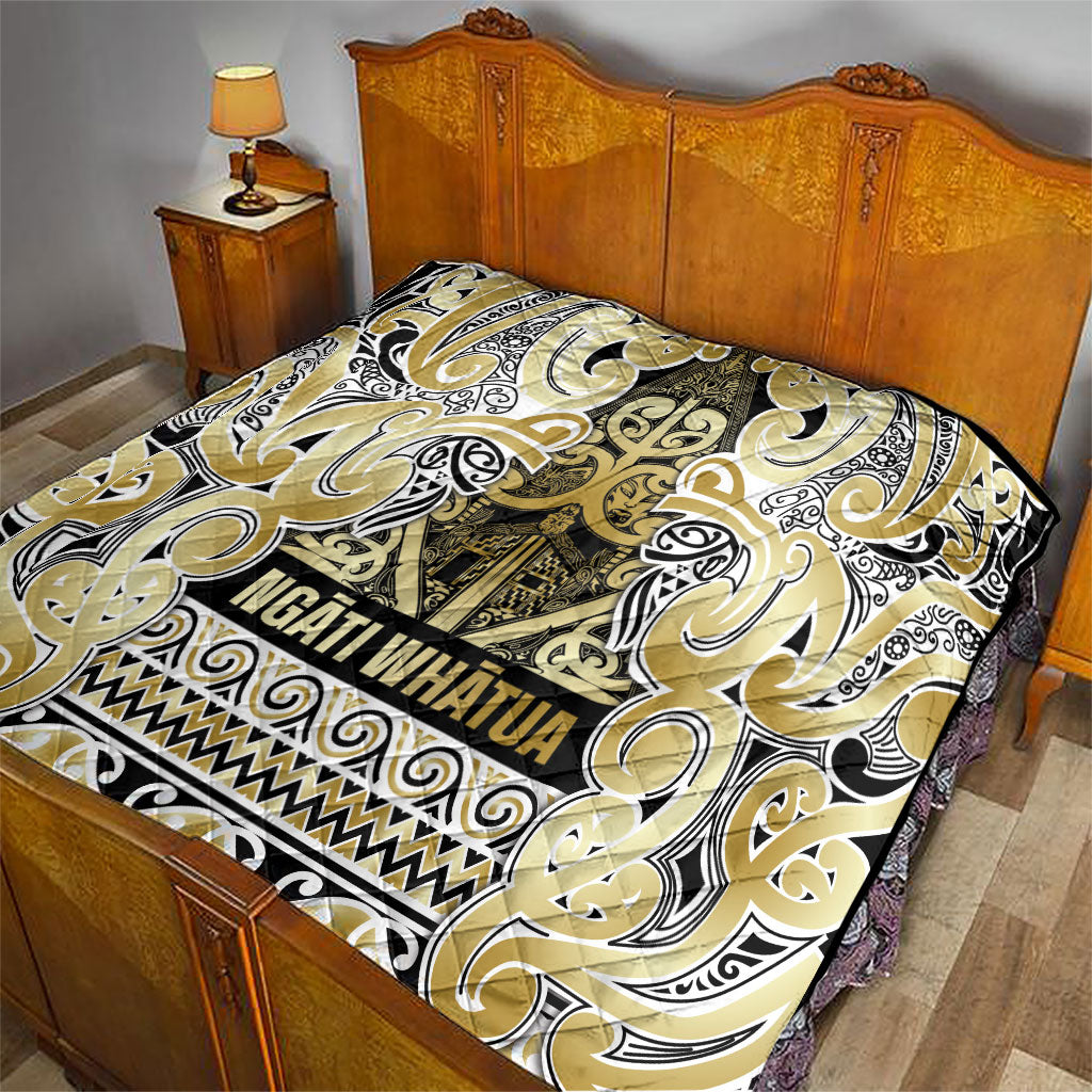 Aotearoa Iwi Ngati Whatua Quilt Maori Wharenui House Tribal Pattern LT9 - Polynesian Pride