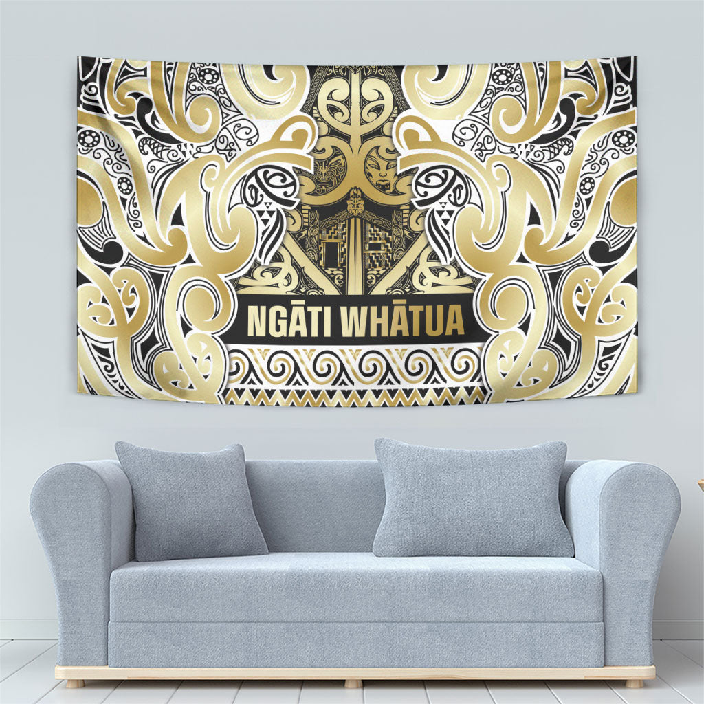 Aotearoa Iwi Ngati Whatua Tapestry Maori Wharenui House Tribal Pattern LT9 - Polynesian Pride