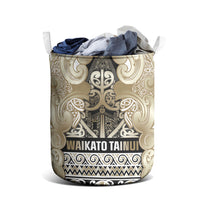 Aotearoa Iwi Waikato Tainui Laundry Basket Maori Wharenui House Tribal Pattern LT9 - Polynesian Pride
