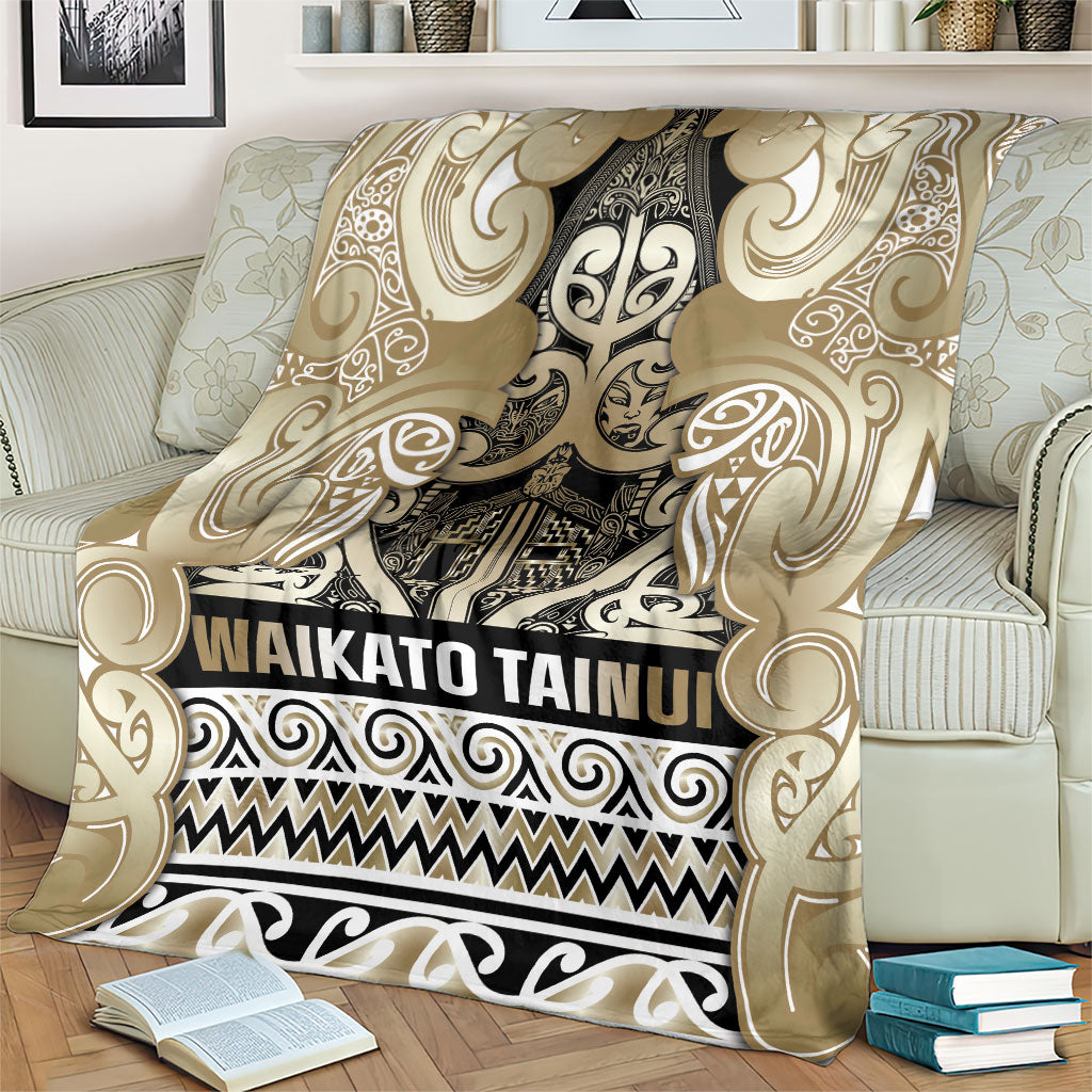 Aotearoa Iwi Waikato Tainui Blanket Maori Wharenui House Tribal Pattern LT9 - Polynesian Pride