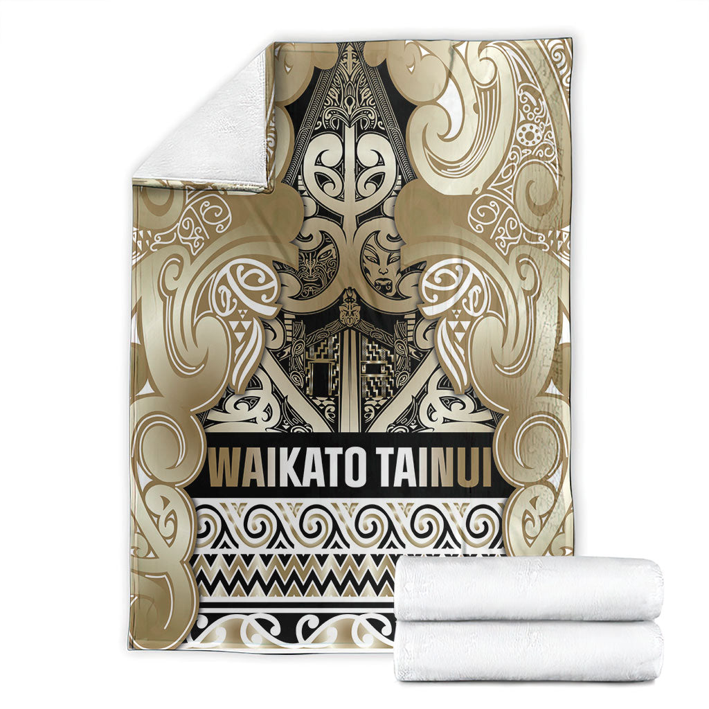 Aotearoa Iwi Waikato Tainui Blanket Maori Wharenui House Tribal Pattern LT9 - Polynesian Pride