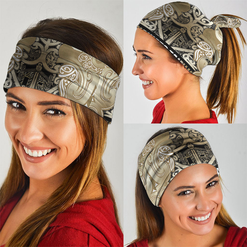 Aotearoa Iwi Waikato Tainui Neck Gaiter Maori Wharenui House Tribal Pattern LT9 - Polynesian Pride