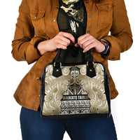Aotearoa Iwi Waikato Tainui Shoulder Handbag Maori Wharenui House Tribal Pattern LT9 - Polynesian Pride