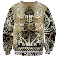 Aotearoa Iwi Waikato Tainui Sweatshirt Maori Wharenui House Tribal Pattern LT9 - Polynesian Pride
